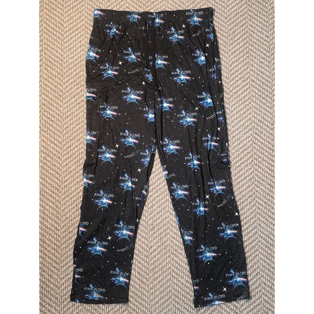 Pink Floyd Dark Side Of The Moon Prism Space Lounge Pajama Pants Size Large L